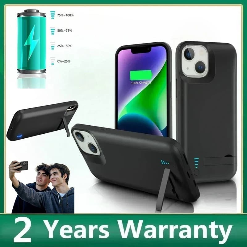 Custodia Power Bank da Viaggio alla Moda da 10000mAh per iPhone 17 Air 16 Plus 15 14 Pro Max, Caricabatterie Portatile per iPhone 17 Pro Max