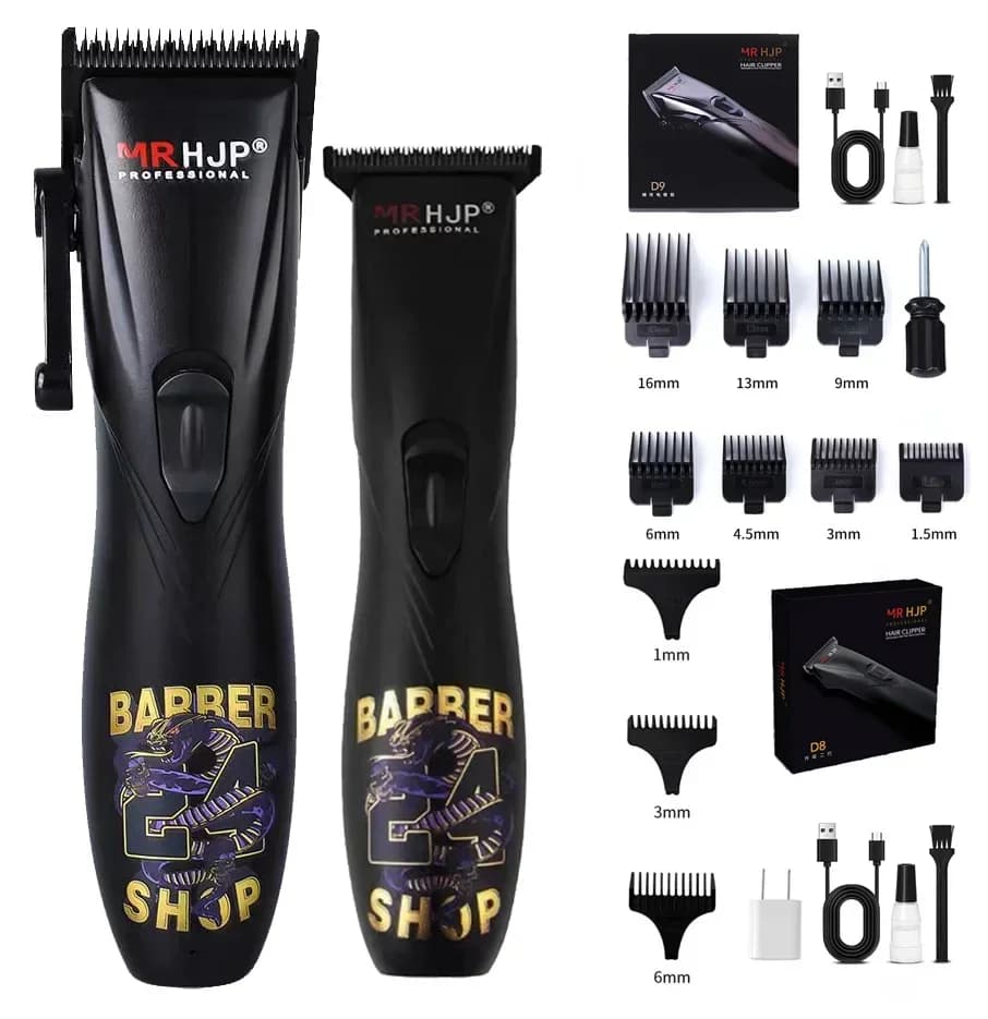 D8 Man Professional Engraving Oil Head Haircuts Hairdresser Special Ceramic Blade Coated DLC 7200RPM Electric Haircut