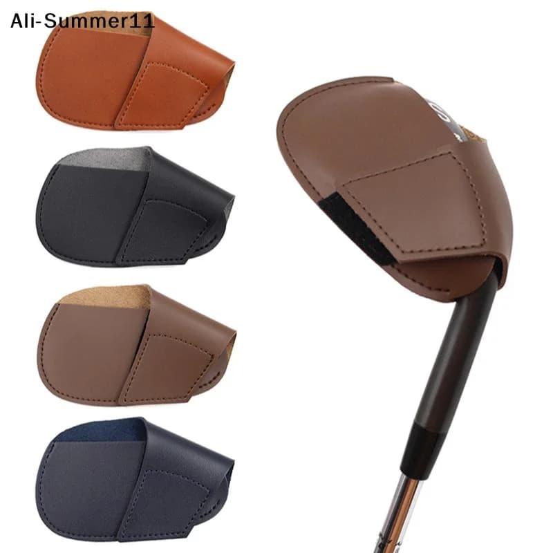 【Y11】Copertura universale per mazze da golf in PU, protezione per la testa delle mazze, copertura per putter, copertura per wedge, facile da usare, accessori per lo sport del golf