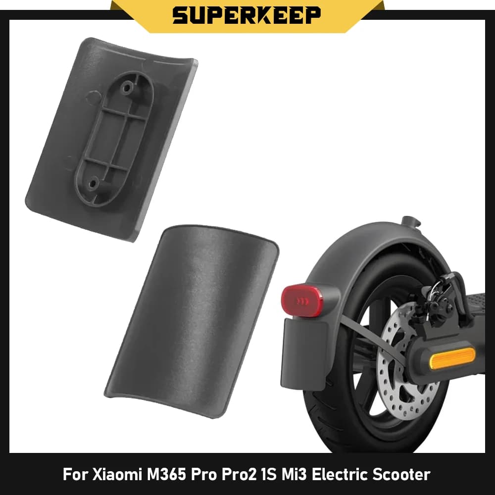 Parafango posteriore con supporto targa per monopattino elettrico Xiaomi M365 Pro 2 1S Mi3 - Ricambio per telaio targa