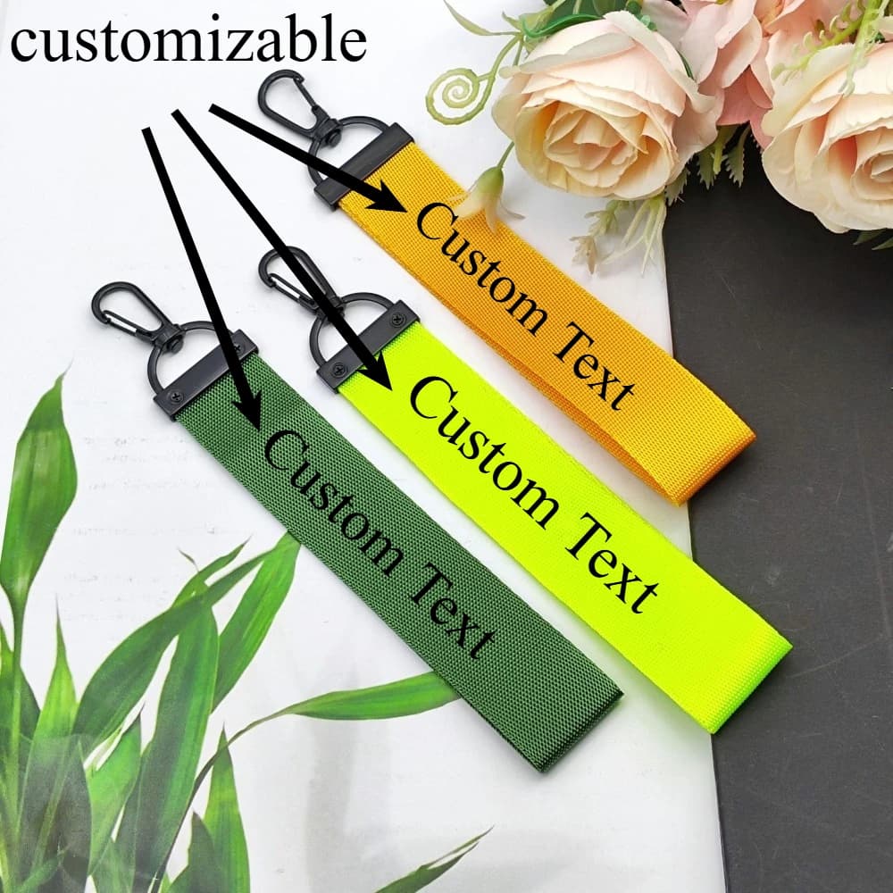 Simplicious Keyrings Customizable with Backpack, Motorcycle Keyring in Oxford Fabric, Wholesale Gift
