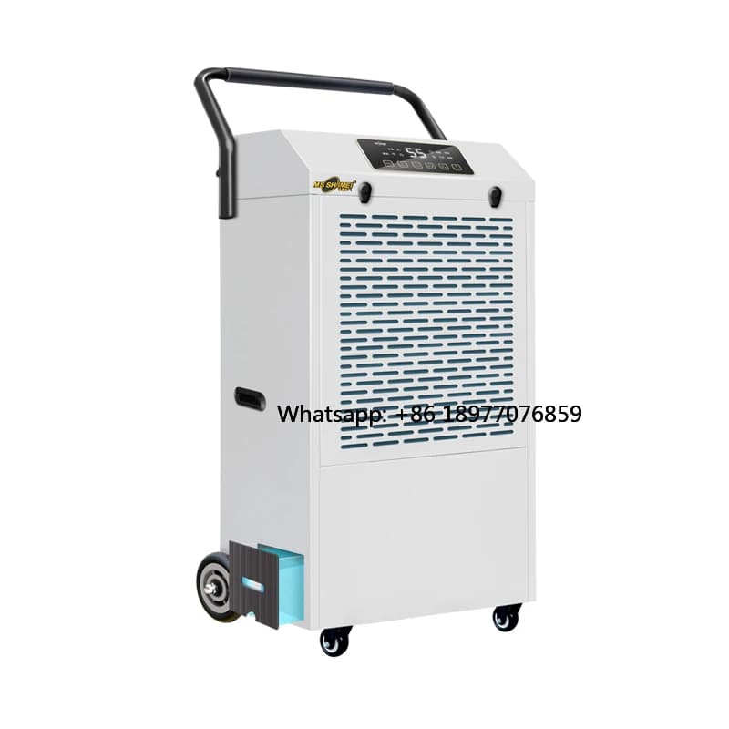 Deumidificatore Commerciale Professionale 60L in Lamiera Metallica 2026 con Sistema 110V e Grandi Ruote