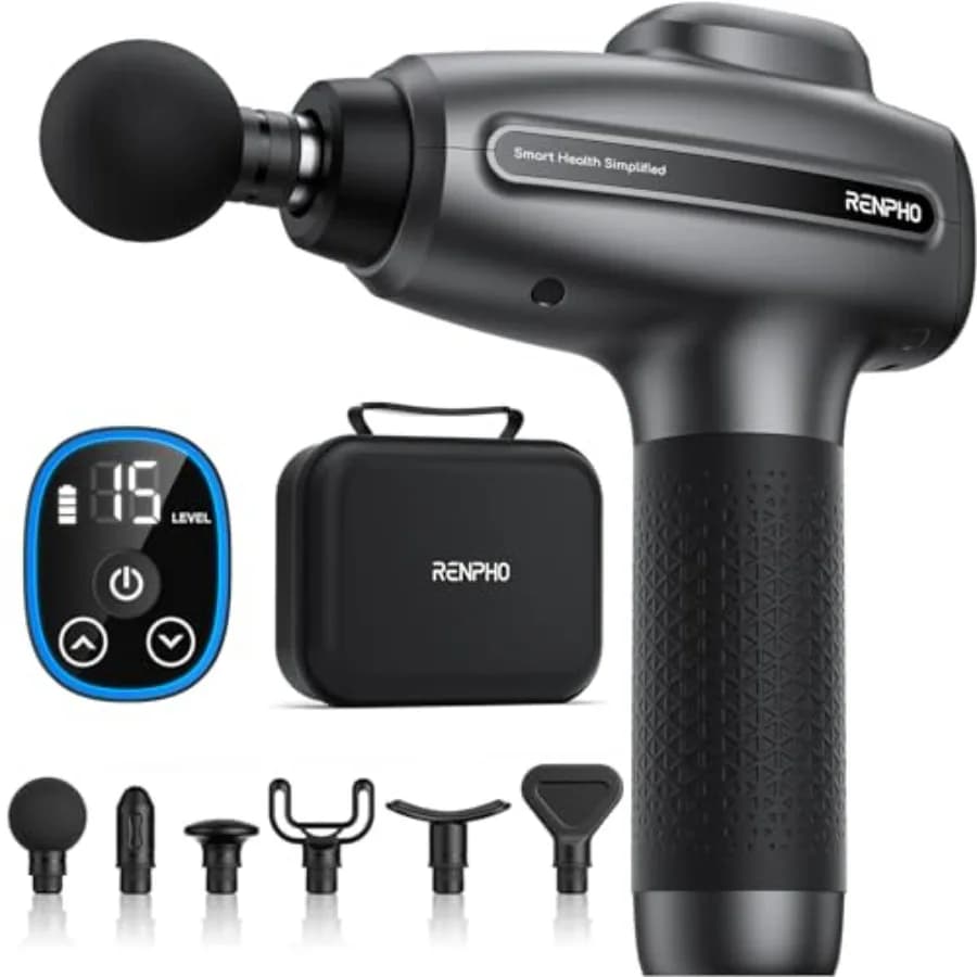 Percussion Massage Gun for Deep Fabrics, Muscular Massage for Athletes, Men and Women, FSA Approved, Portable Electric Massage