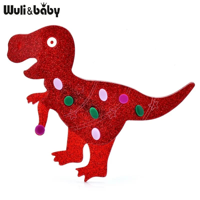 Spille a Forma di Drago in Acrilico Wuli&baby, Animali Antichi per Abbigliamento Donna e Bambini, Zaini, Regali