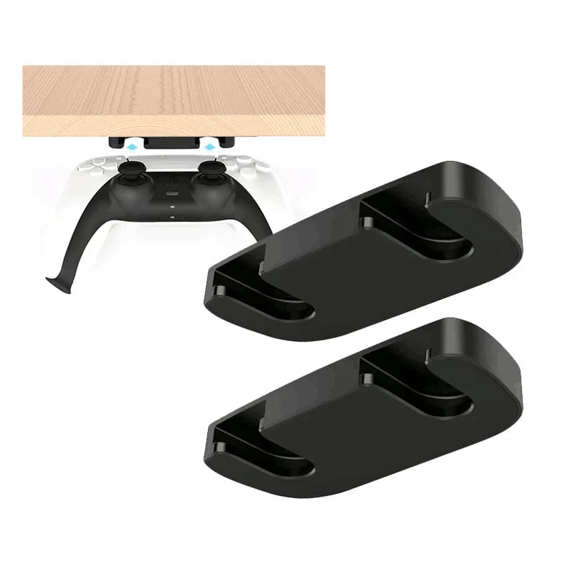 Supporto per gancio per controller di gioco per PS4 PS5 sotto il tavolo, rack di stoccaggio per joystick adesivo, accessori per gamepad