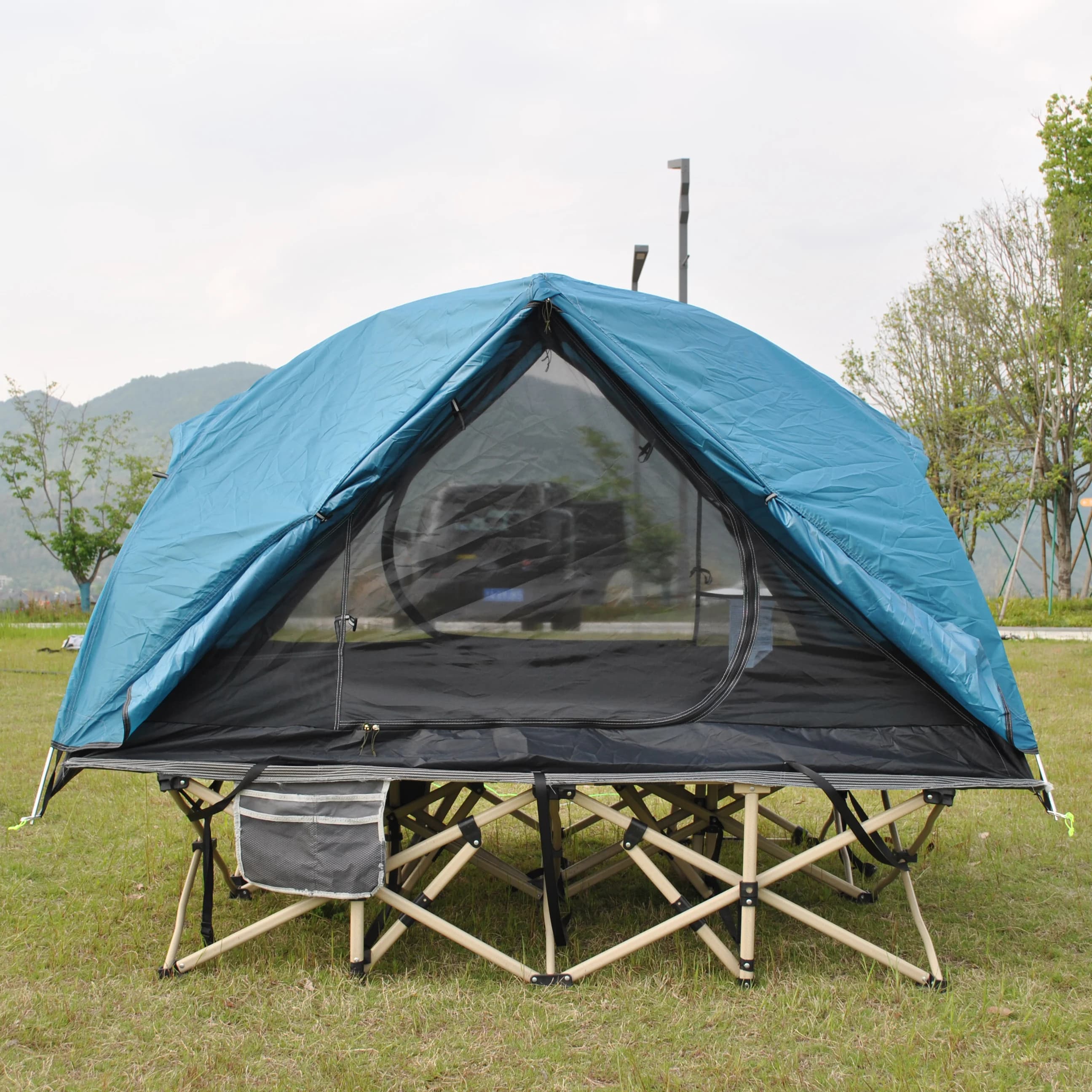 Lightweight Backpacking Tent- 2 Person Ultralight Tent, Waterproof Easy Setup Camping Tent, Hiking Tent Cot Tent Not Include Bed