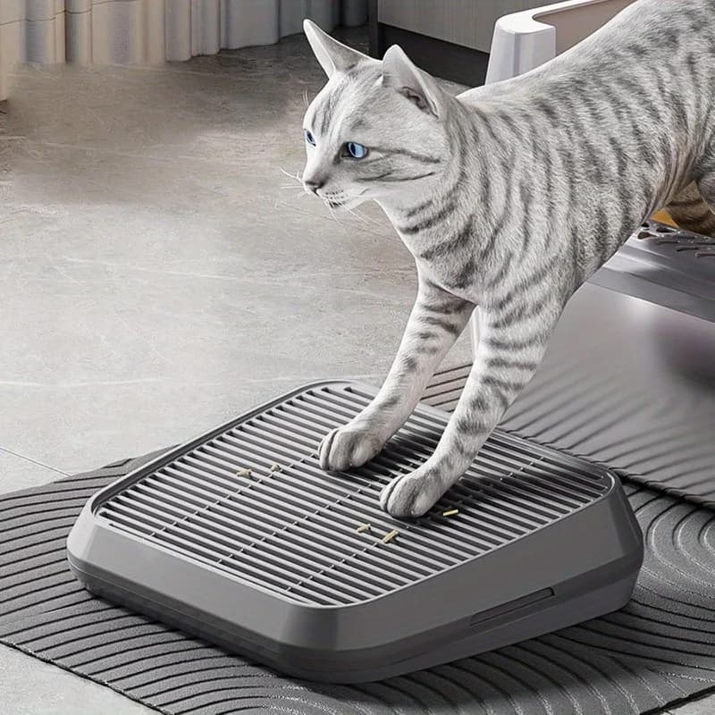 Copper Anti-slip for Cot Cats with Wrap Grills and Double-layer Mat - Pet Grains in Robusta Plastic ABS with Anti-loss Protection