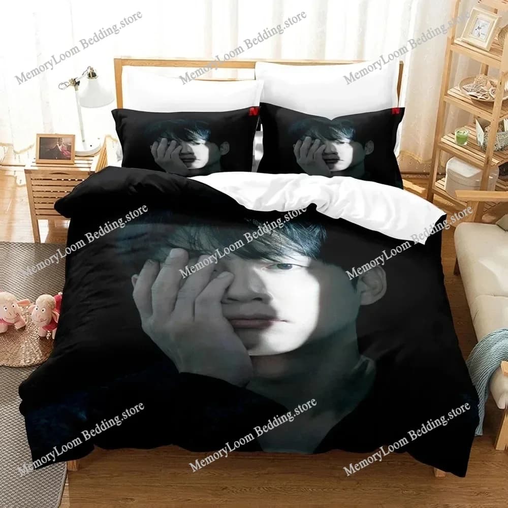 TV Drama Popolare Set di biancheria da letto Dark Glory Copripiumino singolo/doppio/queen size Set di lenzuola morbide con stampa 3D Arredamento camera da letto per adulti