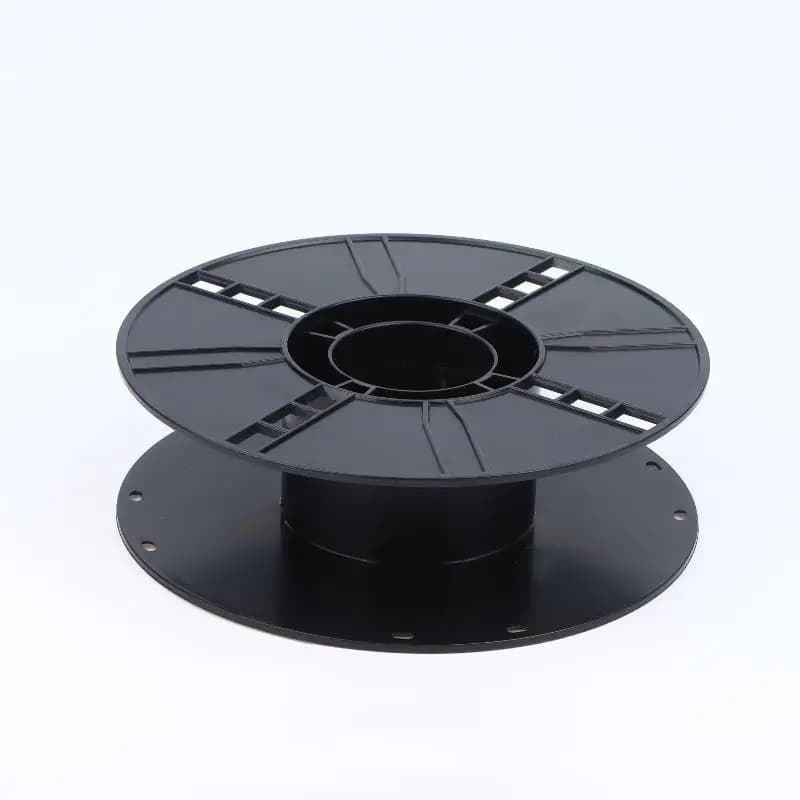 Plastic Wire Spool Extension Cord Storage Reel Small Cable Spool Cord Winder For Camping Caravan Motorhome Black Wire Management