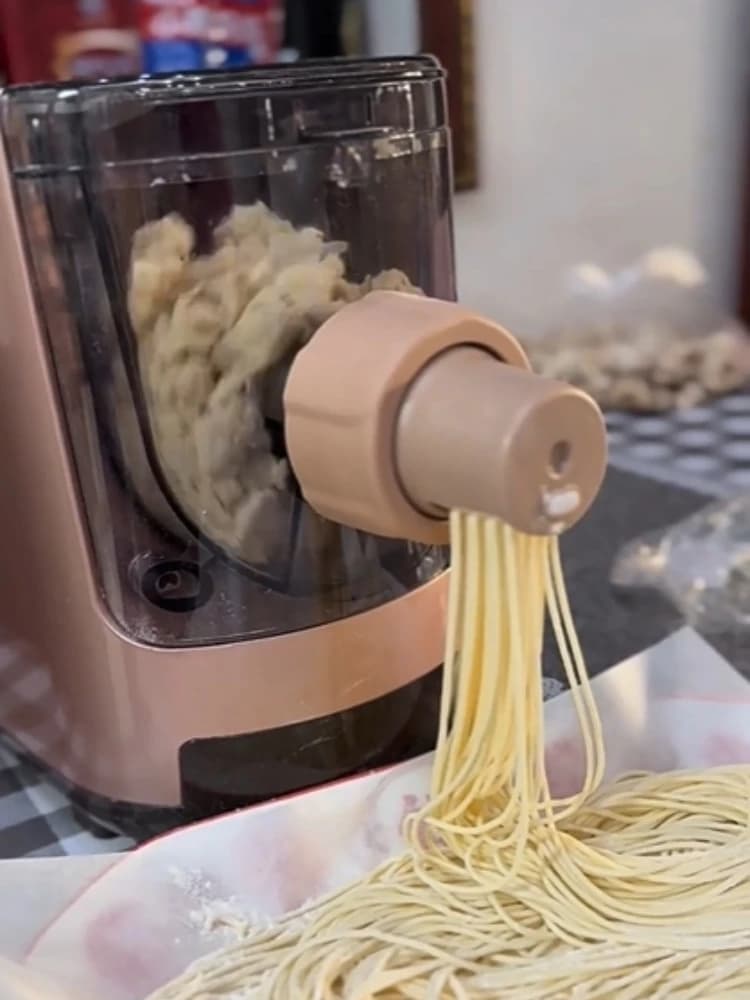 nuova macchina per mescolare noodle con regolazione intelligente automatica, macchina per gnocchi, macchina all-in-one, macchina per pasta elettrica