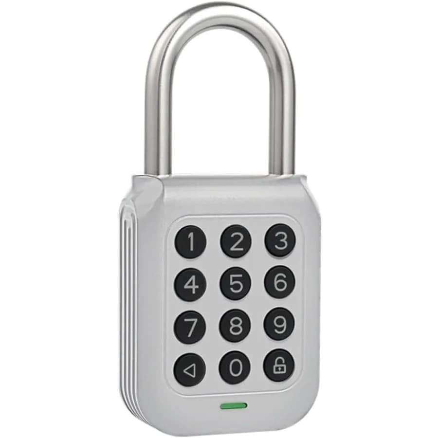 Lucchetto intelligente Alpha1 Lucchetto elettronico per carichi pesanti Combinazione Tastiera digitale resistente alle intemperie Serrature con codice esterno