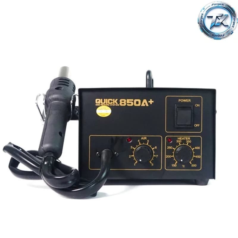 【Professional Grade】TX QUICK 850A+ 220V 110V Lead-free Desoldering Station With Heating Welding Gun BGA Rework hine Hot Air S