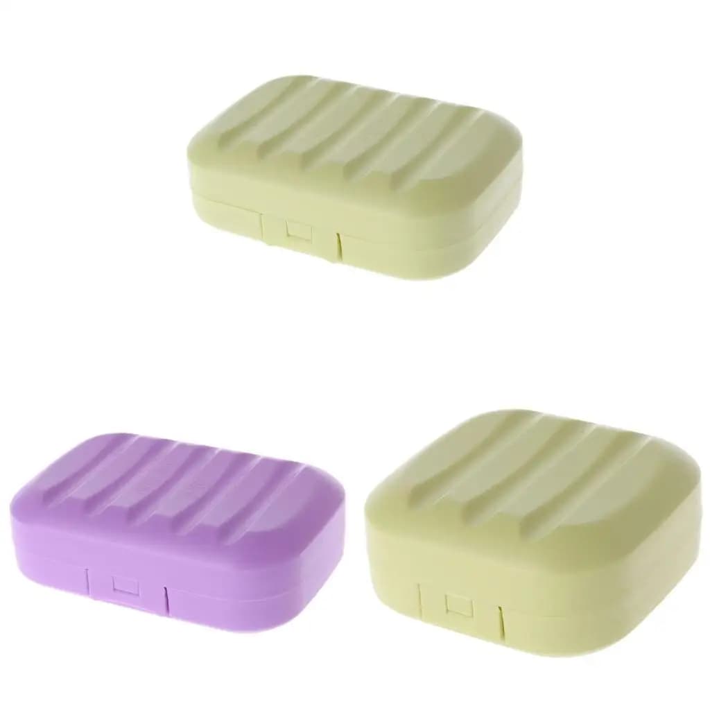 Mini scatola sapone da bagno per custodia doccia domestica supporto da viaggio contenitore scatole portasapone