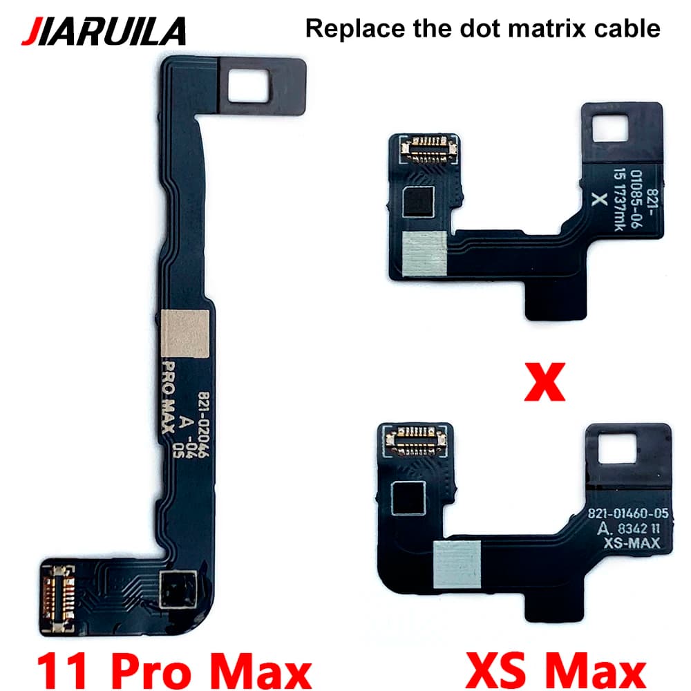 10 Pezzi, NUOVO Cavo Flessibile Dot Matrix JC Testato per Riparazione Face ID di iPhone 11 12 Pro X XR XS mini, per Lettura e Scrittura Matrice a Punti