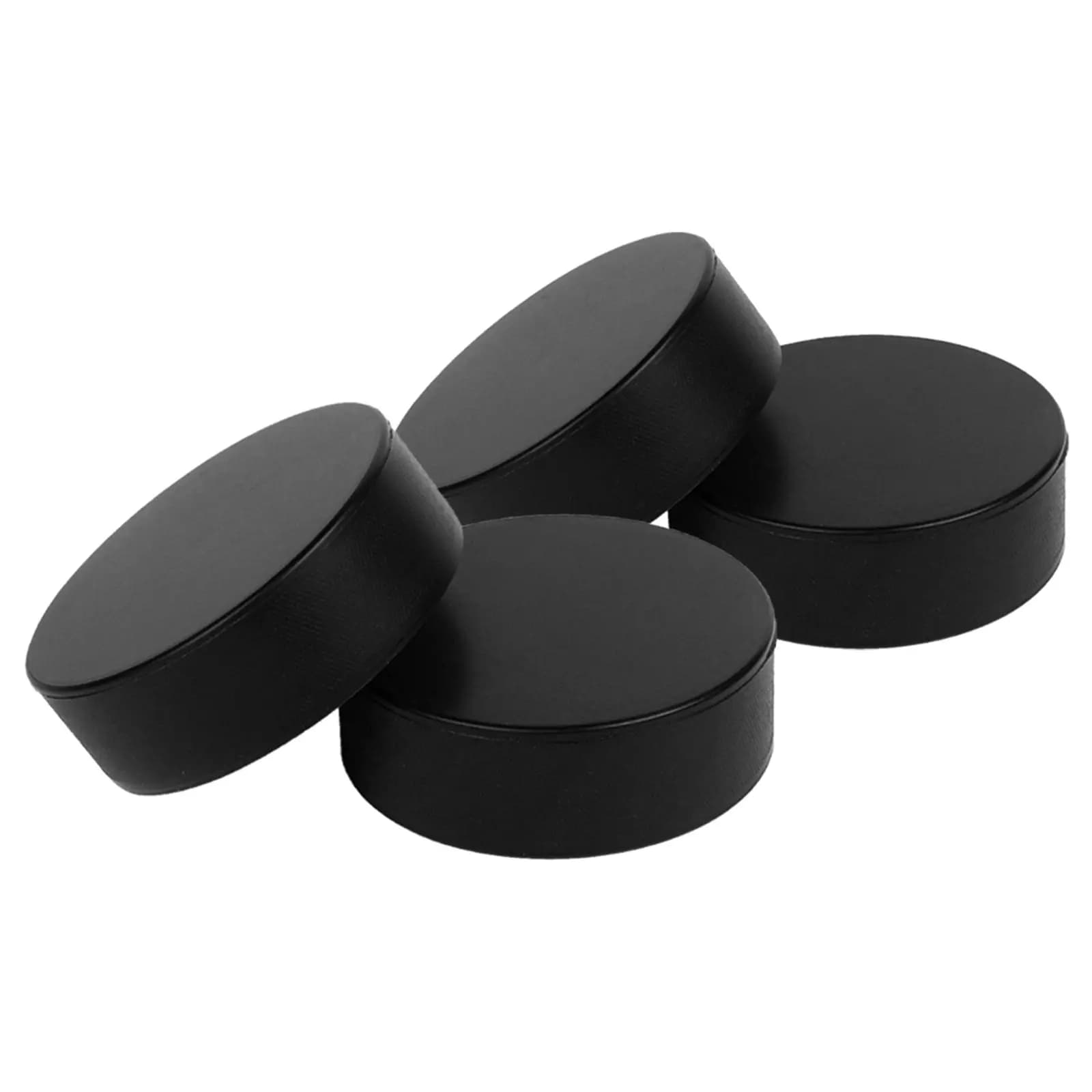 4 Pezzi Puck da Allenamento per Hockey su Ghiaccio in Schiuma, Accessori per Competizioni e Pratica, Attrezzatura Sportiva per Hockey e Pattinaggio a Rotelle