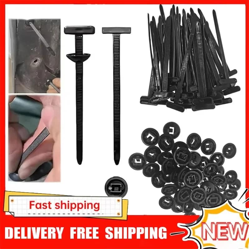 20-100PCS Nylon Universale Fascetta Fibbia Auto di Fissaggio Pinze Kit Spille Fermo Trim Paraurti Rivetto Porta Trim Pannello Clip di Riparazione