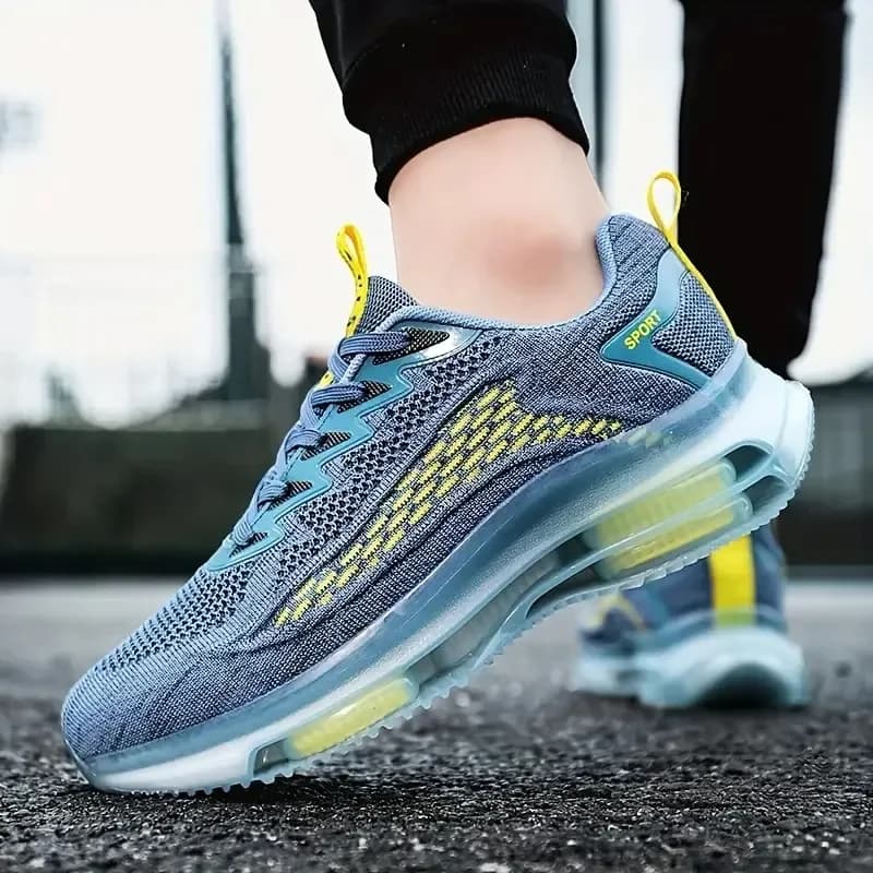 2026 Casual Sneakers Air Cushion Running Shoes Jogging Marathon Men Sports Breathable Lightweight Comfortable Nonskid Leisure
