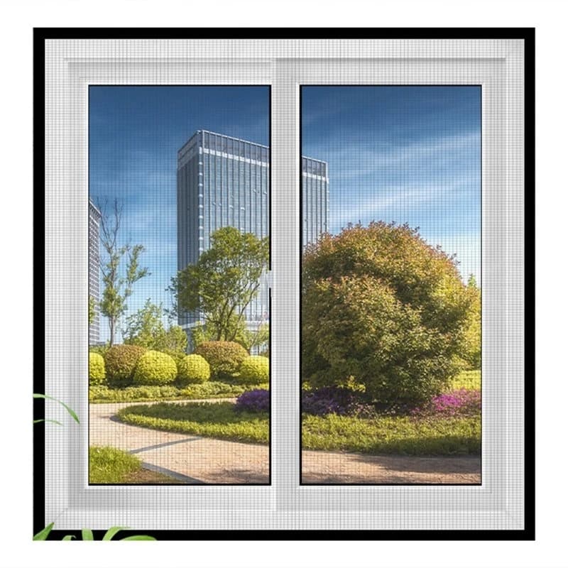 A25I-Self-Adhesive Mosquito Net For Windows, Easy Install No-Drill Curtain, Multi-Size