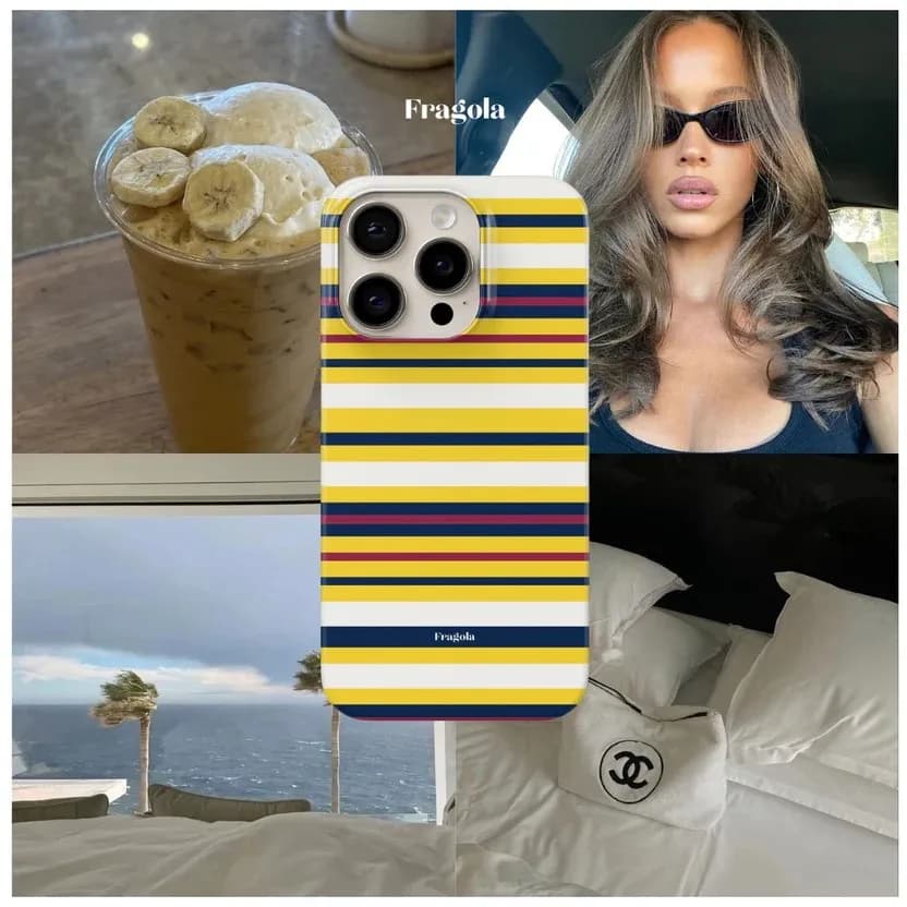 Luxury Clmj BANANA Phone Case for iPhone 18 17 17e 16e 16 15 14 13 12 11 X XS XR XSMAX 7 8 Air Pro Max Plus Double-layer Cover