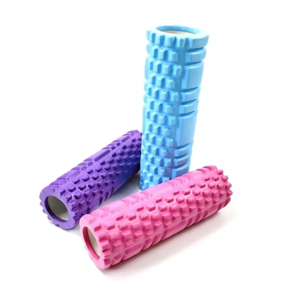 Rullo per massaggio in schiuma da 1 pezzo, fisioterapia e riabilitazione sportiva, attrezzatura per il fitness con colonna cava per yoga per massaggio muscolare, Rolle