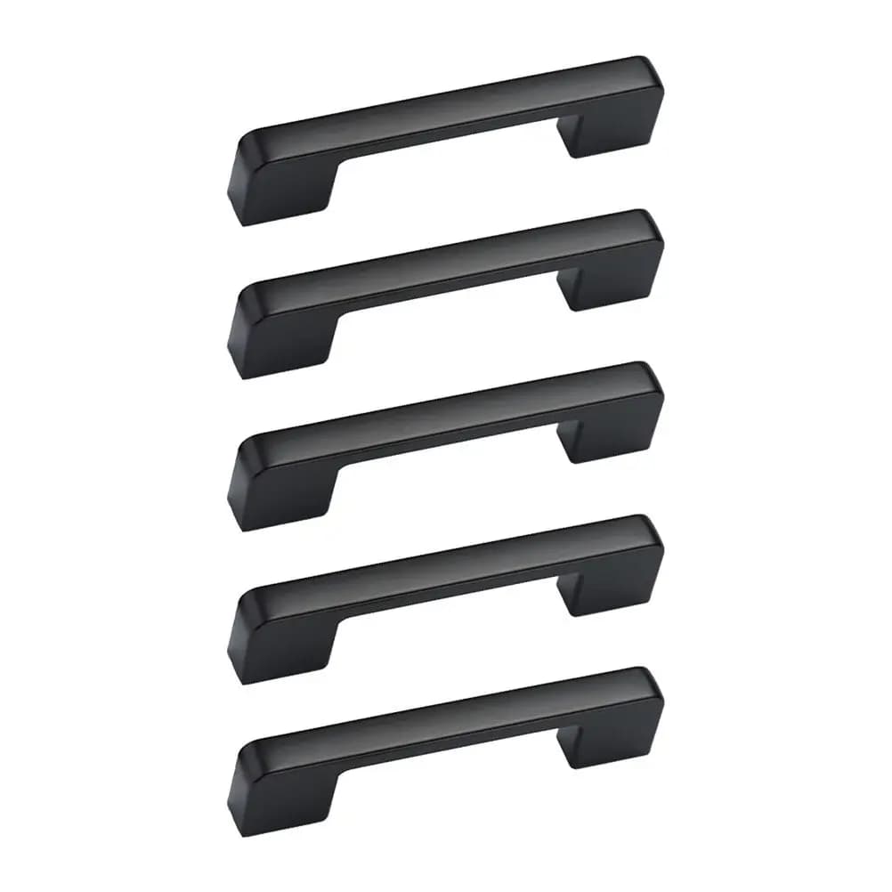 Maniglia per cassetto in lega di alluminio da 5 pezzi, 96 mm, per armadi e mobili, pomello semplice, accessorio hardware