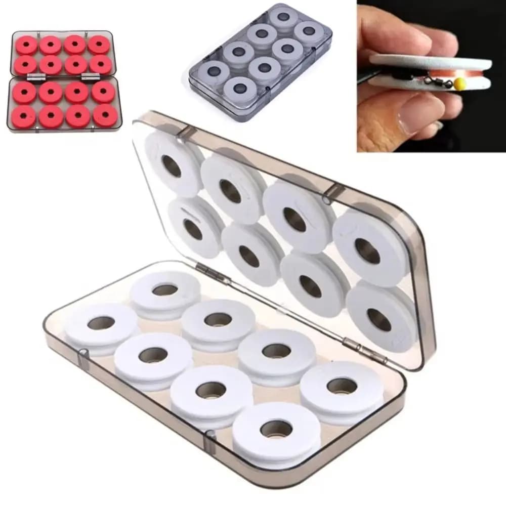ABS foam wire box for baits, hooks and rig, with fishing wire spools, fishing accessories, wrapping table, fishing gear box