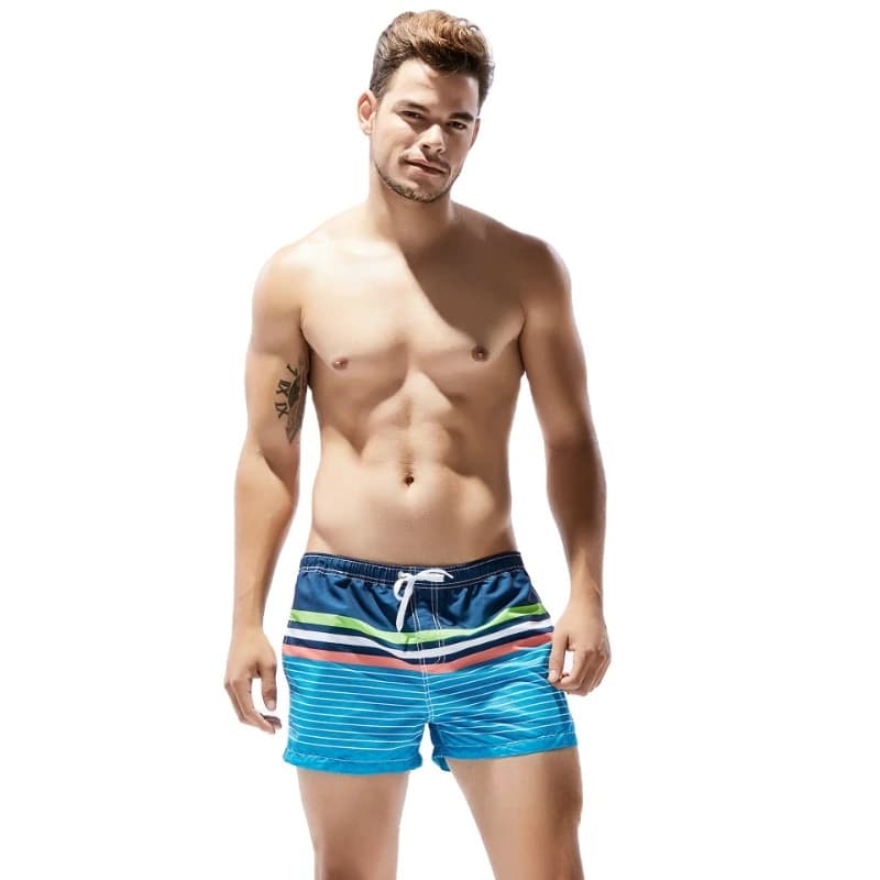 Pantaloni da spiaggia estivi da uomo, pantaloncini sportivi da uomo al mare, mutande grandi casual con stampa di moda XB71306