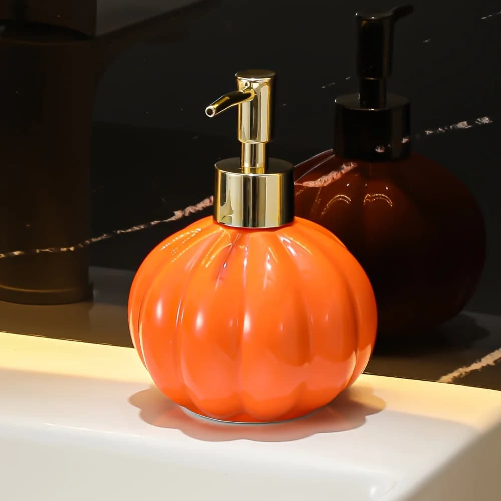 Bottiglia con pompa per dispenser di sapone in ceramica di alto valore per contenitore ricaricabile per lozione shampoo da bagno