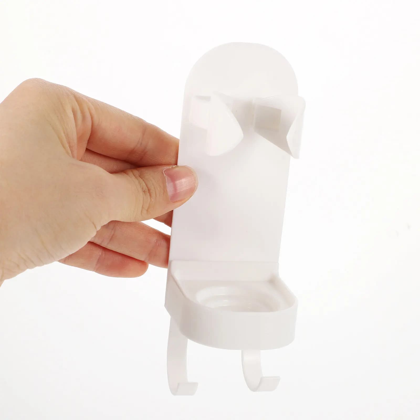 5Pcs Adhesive Electric Toothbrush Holder Wall Mounted Bathroom Organizer with Drain Hole ABS Material Space Saving Toothbrush