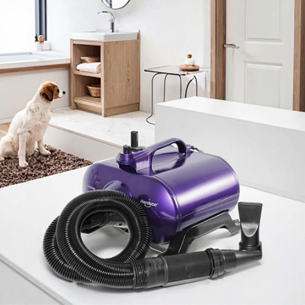 Professional Double Motor Pet Hair Dryer Amazingly Powerful Dog Hair Dryer Kits With Nozzle And Flexible Pipe