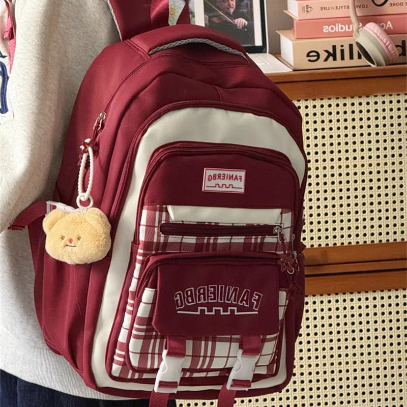 Zaini a Quadretti per Bambini, Zaini Carini per Ragazzi, Borse Scolastiche di Design, Borse per la Scuola per Ragazze, Mochilas