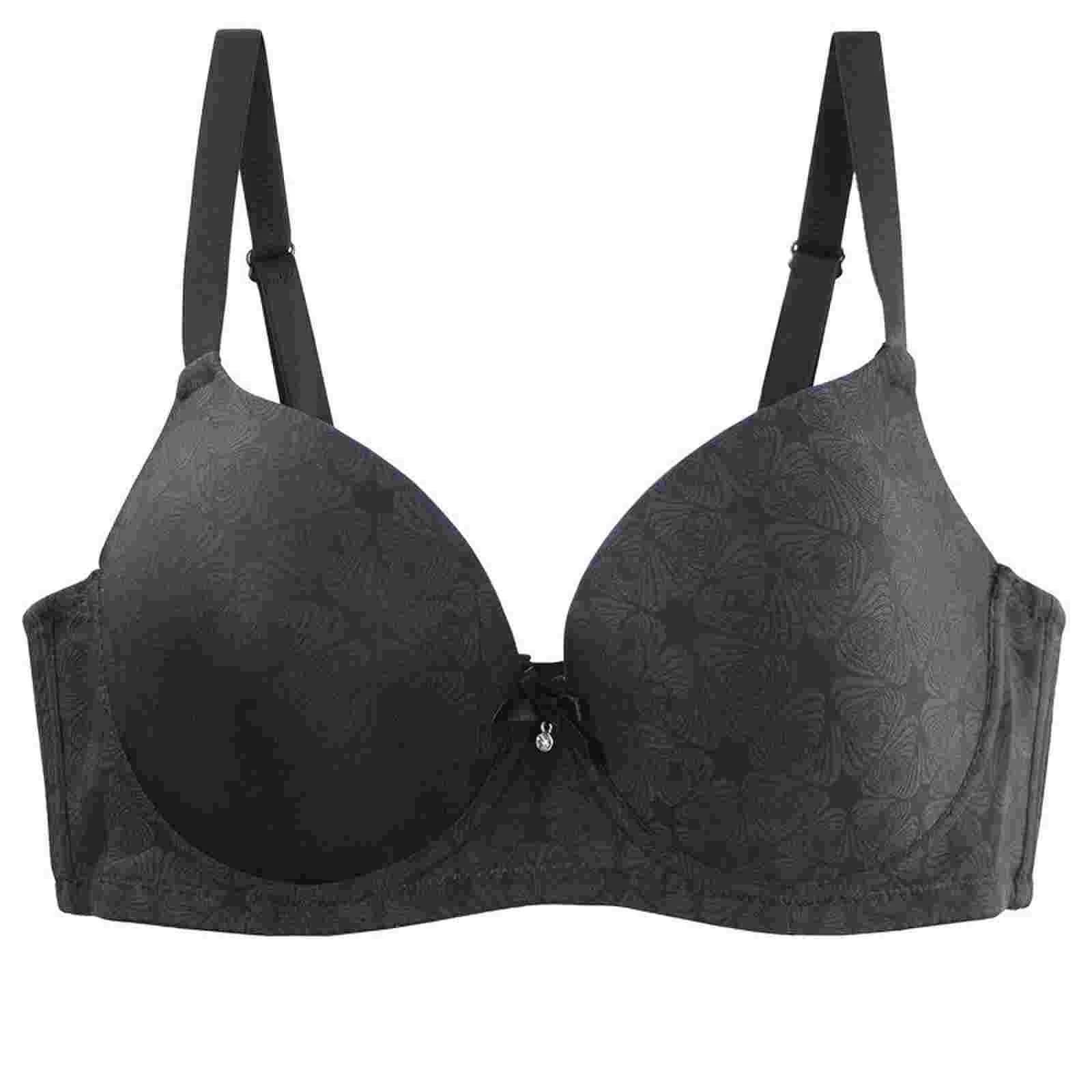 DaiNaFang Reggiseni sexy nero bianco grigio bordeaux kaki con fiocco 36/80 38/85 40/90 42/95 44/100 46/105 48/110 CDE Plus Size Lingerie
