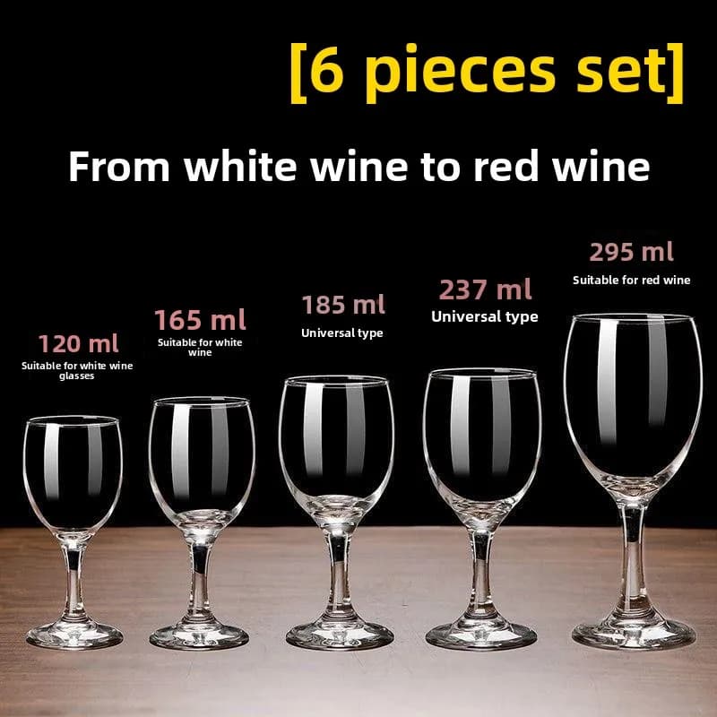 Modern Minimalist Glass Wine Glasses Set for Home Use Red White Wine Highball Cup Two Ounces Beverage Cup Dazhenlian Brand