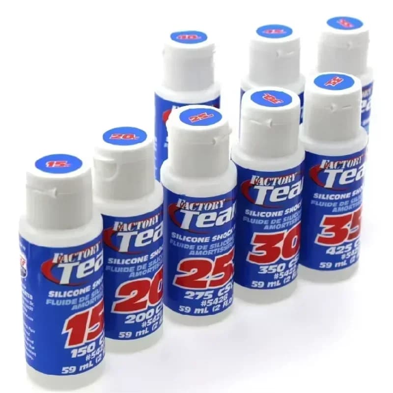 Ammortizzatori in silicone da 59 ml con fluido lubrificante Team Associated per modelli di auto RC su strada, fuoristrada, crawler e monster truck