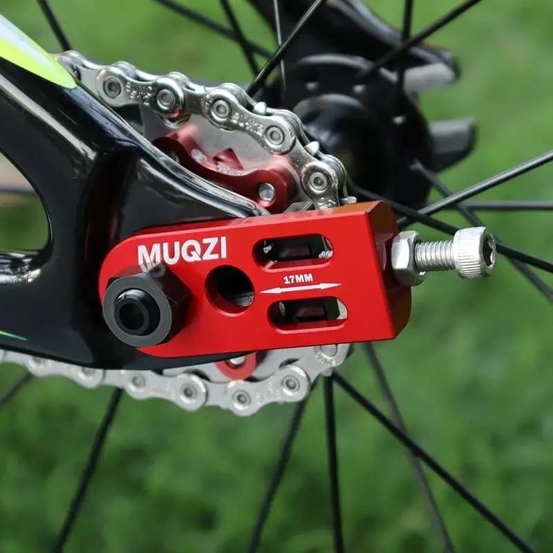 Aluminum Bicycle Chain Tensioner Single Speed Bike Chain Tension Adjuster BMX Folding Fixed Gear Bike Chain Adjuster