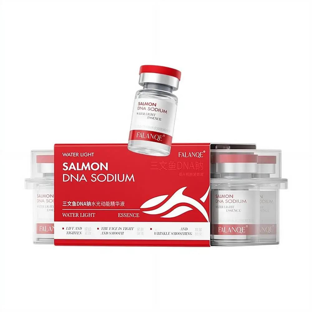 Lightweight Salmon PDRN Essence Fast Absorbing Non-Sticky Face Serum Brightening Moisturizing Youth Peptide Skin Care for Her