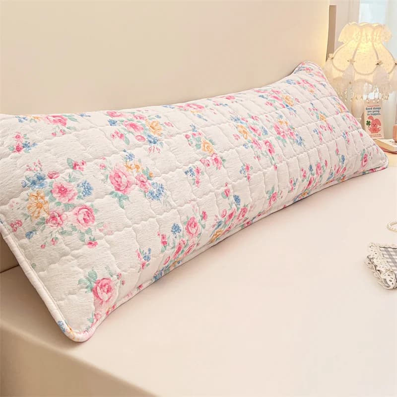 1 federa per letto stampata, fodera per cuscino lunga decorativa * 1 (inserto non incluso), tessuto morbido e confortevole, 48 * 120 cm/150 cm
