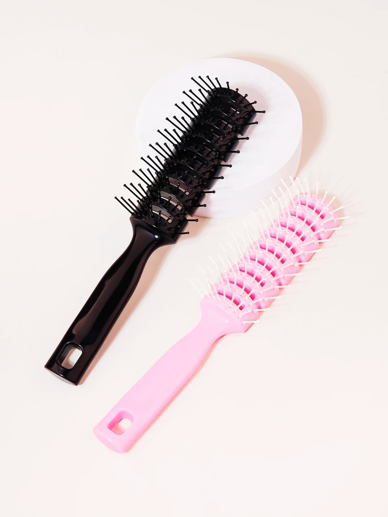 Pettine per lisciare i capelli, 1 pezzo – Design antistatico traforato, pettine per massaggio del cuoio capelluto e styling per parrucche di capelli veri