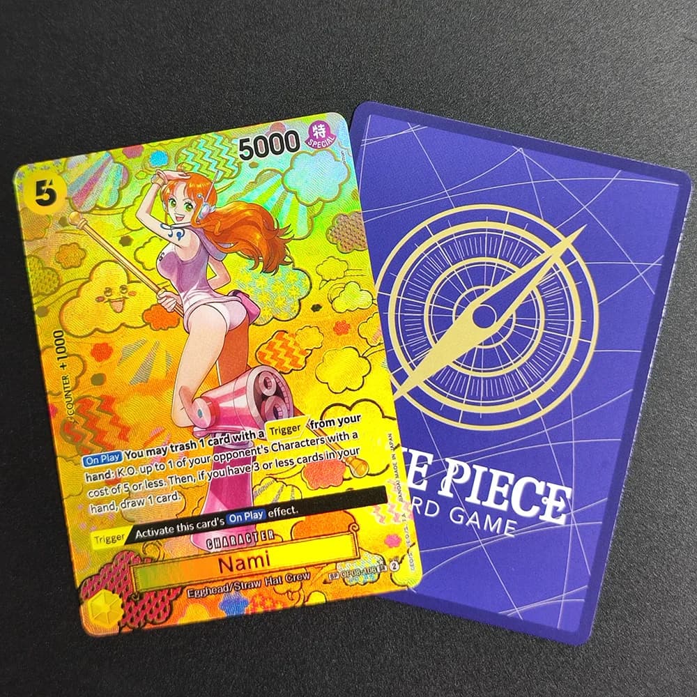 Carta Proxy One Piece 2024 One Piece EN Nami OP08-106 Super Rara da Collezione Singola Classica Anime Giocattoli