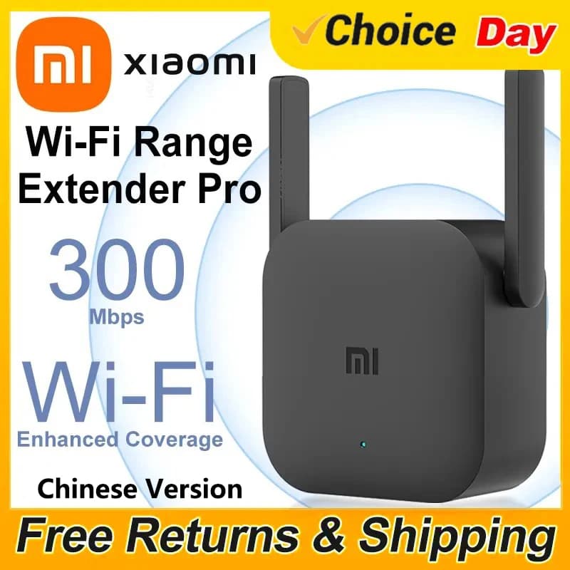 Xiaomi Ripetitore WiFi Pro Mi Amplificatore Espansore di rete Router Power Extender Roteador 300M 2.4G 2 Antenna per Router Home Office
