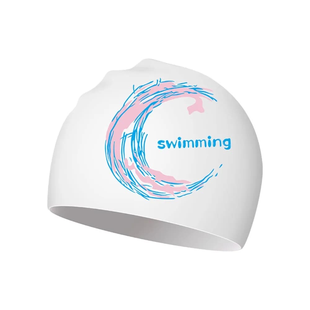 Swimming Accessories Silica Adult Swimming Cap Moon Star Swimming Hat Waterproof Lightweight Bathing Cap Natatorium