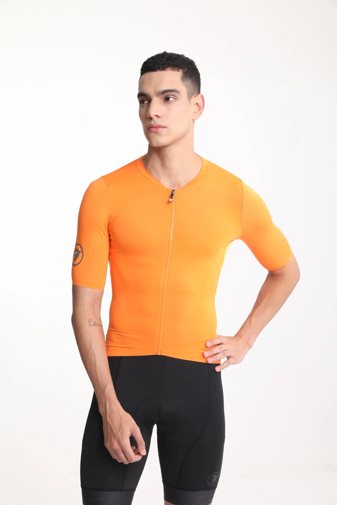 ARESFUEL Maglia da ciclismo ultraleggera da uomo manica corta slim fit maglia da bici da strada camicia da bicicletta camicia da ciclismo da allenamento F 321360