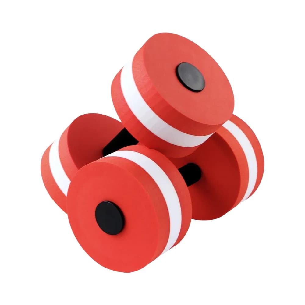 Aquatic Training Dumbbells for Pool - Buoyant EVA Water Weights for Functional Movement in Shallow or Deep Water