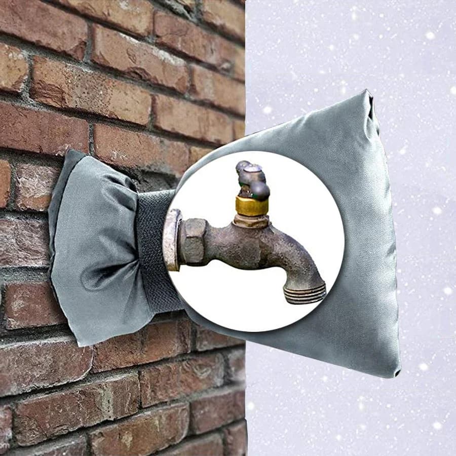 Outdoor tap cover, winter antifreeze protection insulation for water taps, garden faucet protection