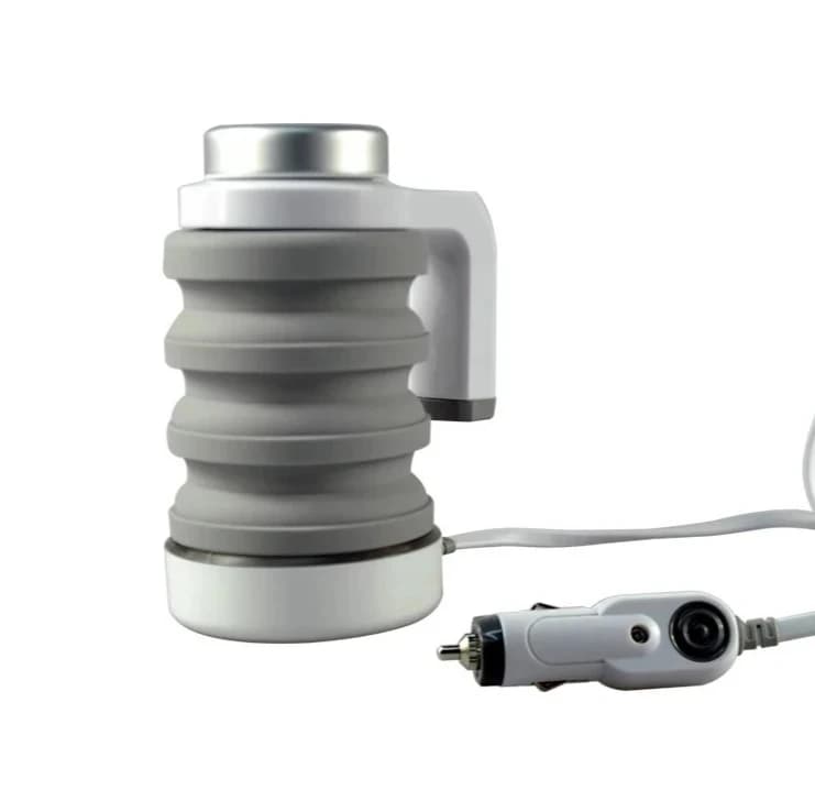 New Mini Electric Kettle In Silicone For Food Use Foldable Kettle Home 12V Travel Car Adapter Tablets To Try Lost Teapot Portable