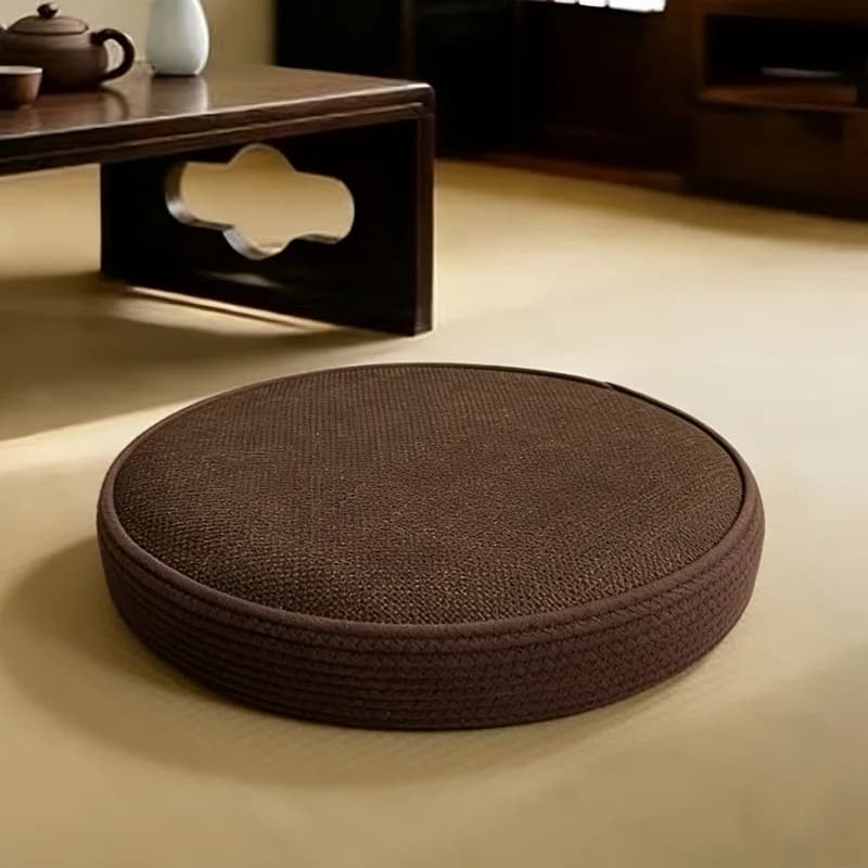 Japanese Style Zafu Meditation Cushion Home Use Tatami Floor Mat Living Room Window Lazy Person Pad Buddhist Prayer