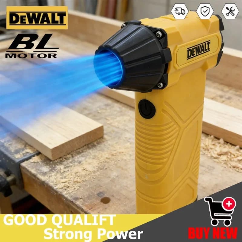 Dewalt Rechargeable Air Blower, Turbo Brushless Fan, Air Compressor for Cleaning from Powder