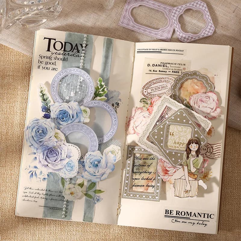 20 adesivi kawaii per cancelleria, collezione di cornici per pittura, diario, agenda, decorazioni per cellulari, scrapbooking