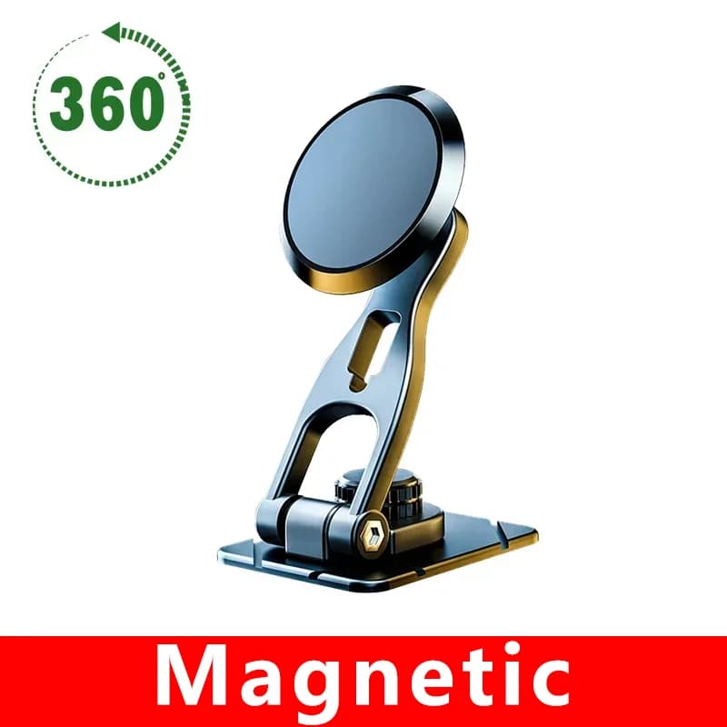 2024 New Magnetic Support for Car Phone Notbeook Desk Support Swivel Magnet Foldable for iPhone Samsung Xiaomi