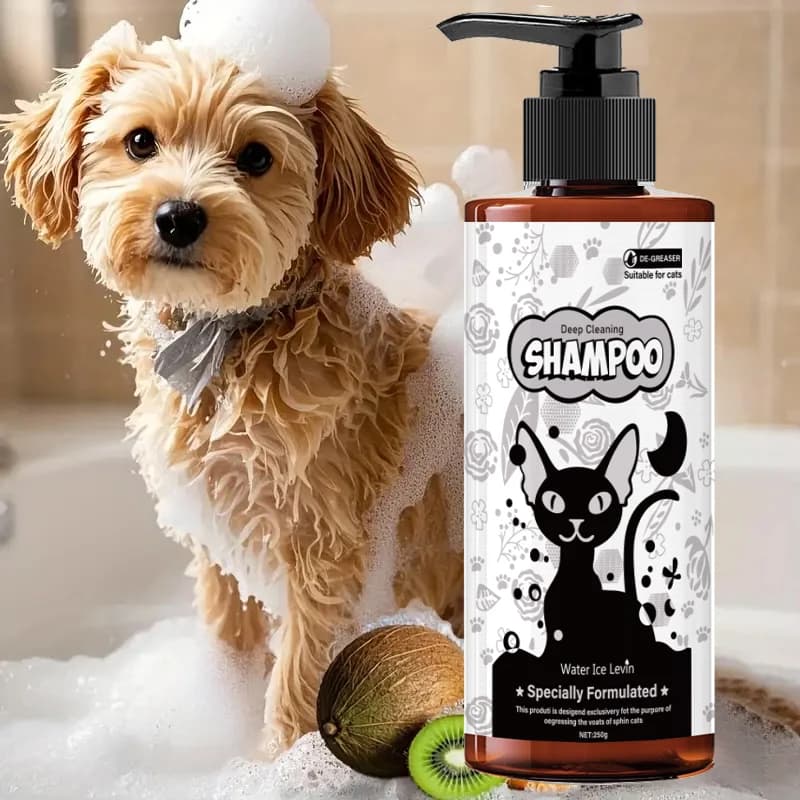 Shampoo per animali domestici, cura dei capelli e gel doccia: pulizia delicata, cura lenitiva per cani e gatti, adatto a tutte le razze di cani, un must per la cura degli animali domestici
